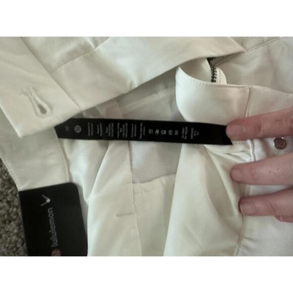 Lululemon Commission Golf Shorts 10" - White, Size 38 - Picture 4 of 4